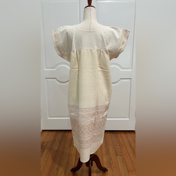 Paloma Embroidered Mexican Dress Is Made In Oaxaca - Picture 8 of 8